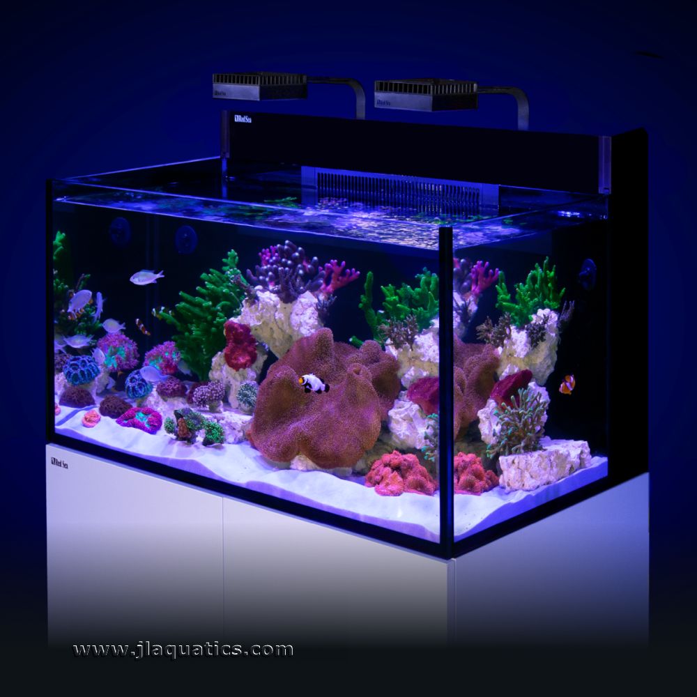 Red Sea Max Nano  G2 XXL and Black Cabinet close-up view