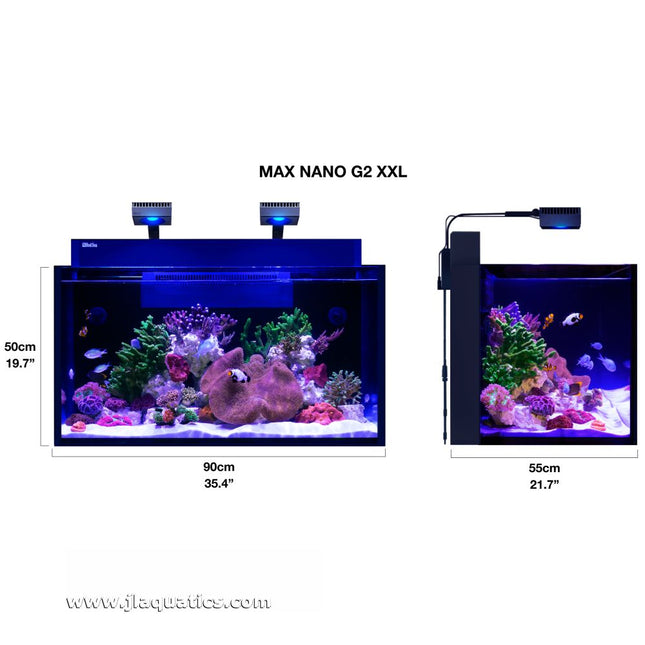 Red Sea Max Nano G2 XXL Aquarium dimensions