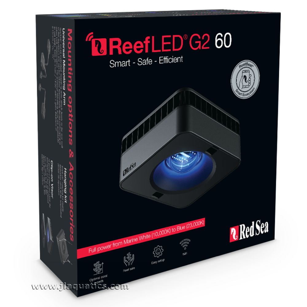 Packaging of the Red Sea ReefLED G2 60 light