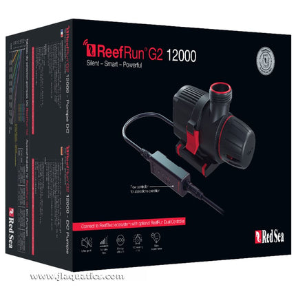 Packaging for the Red Sea ReefRun G2 12000 DC Pump