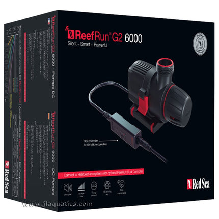 Packaging of the Red Sea ReefRun G2 6000 DC Pump