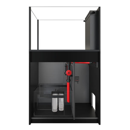 Red Sea Reefer Peninsula 350 G3 - Black Cabinet with doors removed