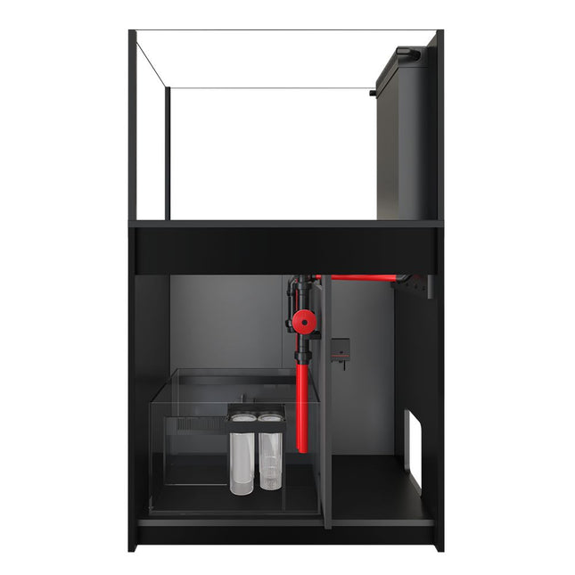 Red Sea Reefer Peninsula 350 G3 - Black Cabinet with doors removed