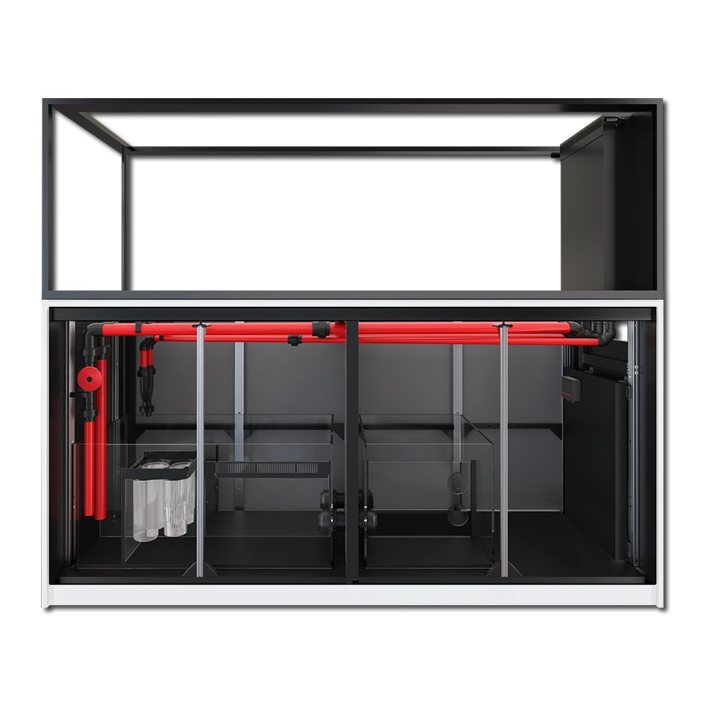 Red Sea Reefer Peninsula S-950 G3 - White Cabinet with doors removed