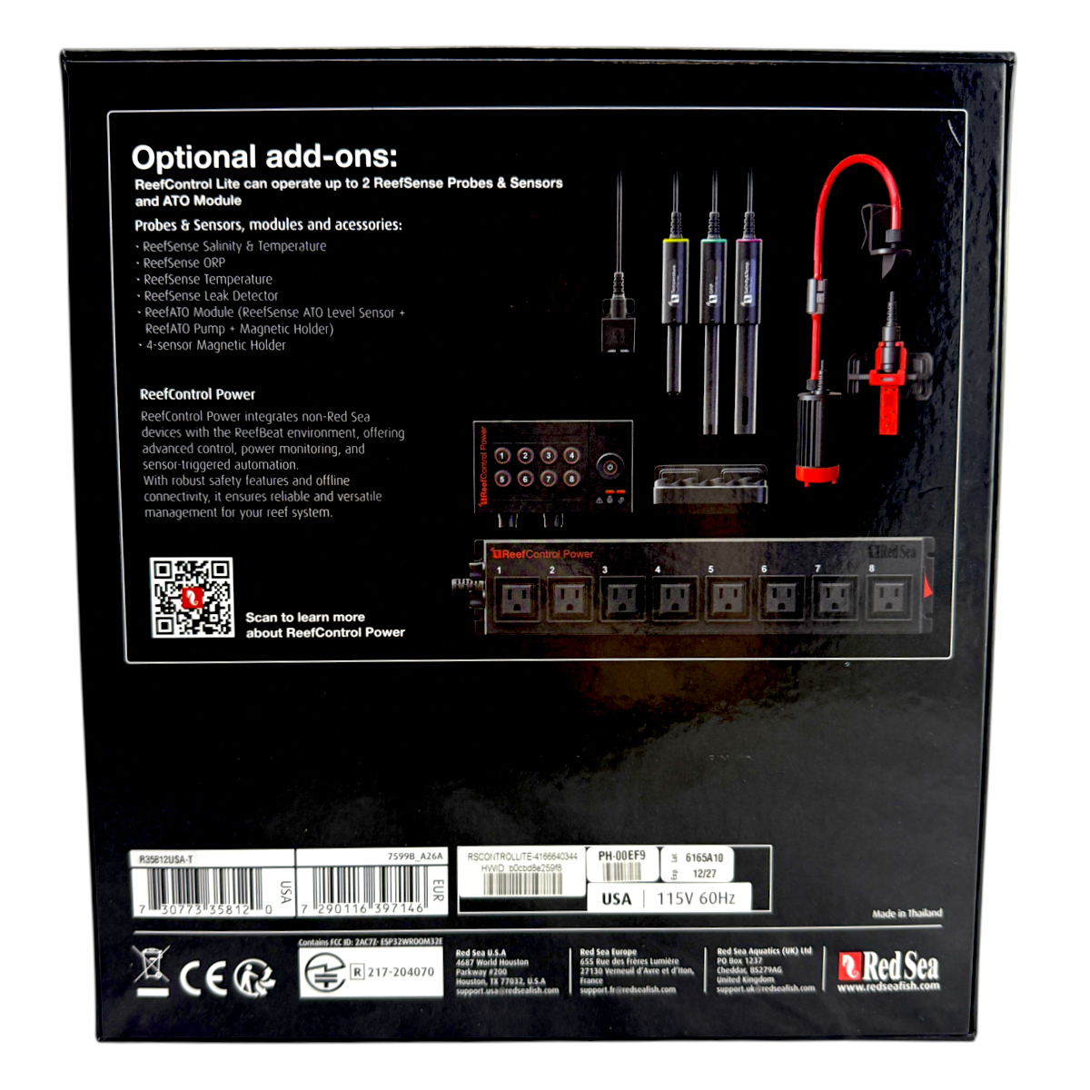 Red Sea ReefControl Lite features and add-ons