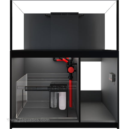 Red Sea Reefer 350 G2+ Aquarium open cabinet showing sump set-up