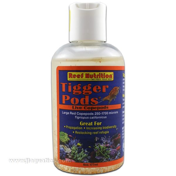 Buy Reef Nutrition Tigger-Pods Live Copepods - 6oz at www.jlaquatics.com