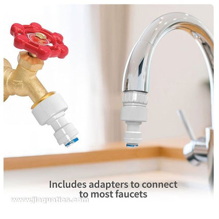 Aquatic Life RO Buddie 3 Stage - 100 GPD fittings for connecting to sink our faucet for aquarium water