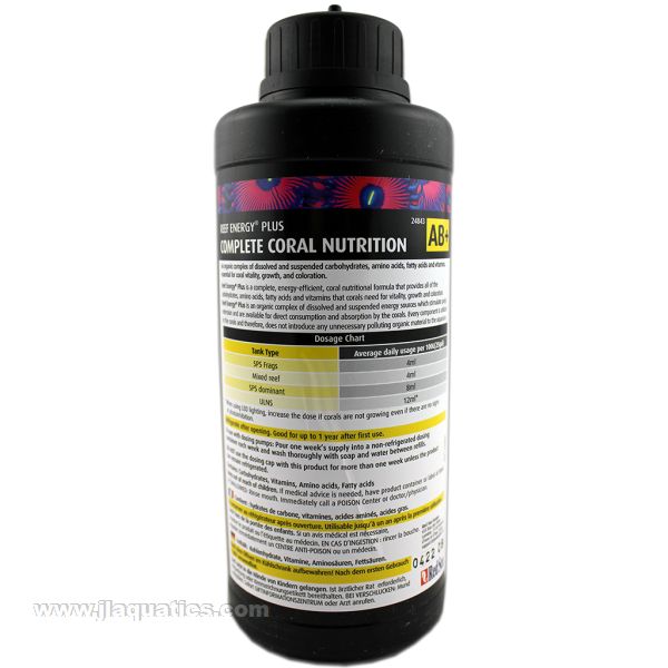 Red Sea Reef Energy Plus - 500ml | JLAquatics Canada – J&L