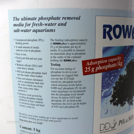 RowaPhos Phosphate Removal Media - 5 KG