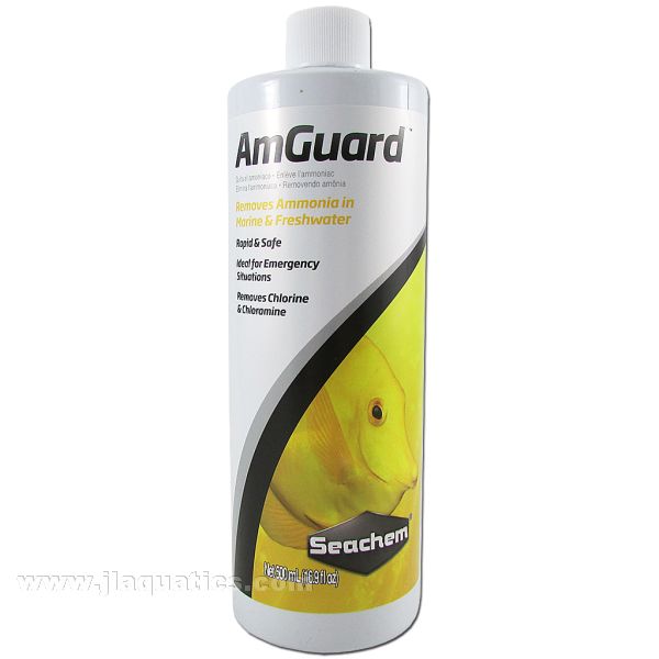 Buy SeaChem AmGuard - 500 mL at www.jlaquatics.com