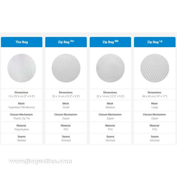 SeaChem Zip Bag - Small Mesh