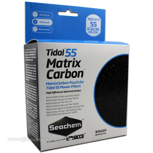 Buy Seachem Tidal Filter 55 Carbon Pouch at www.jlaquatics.com