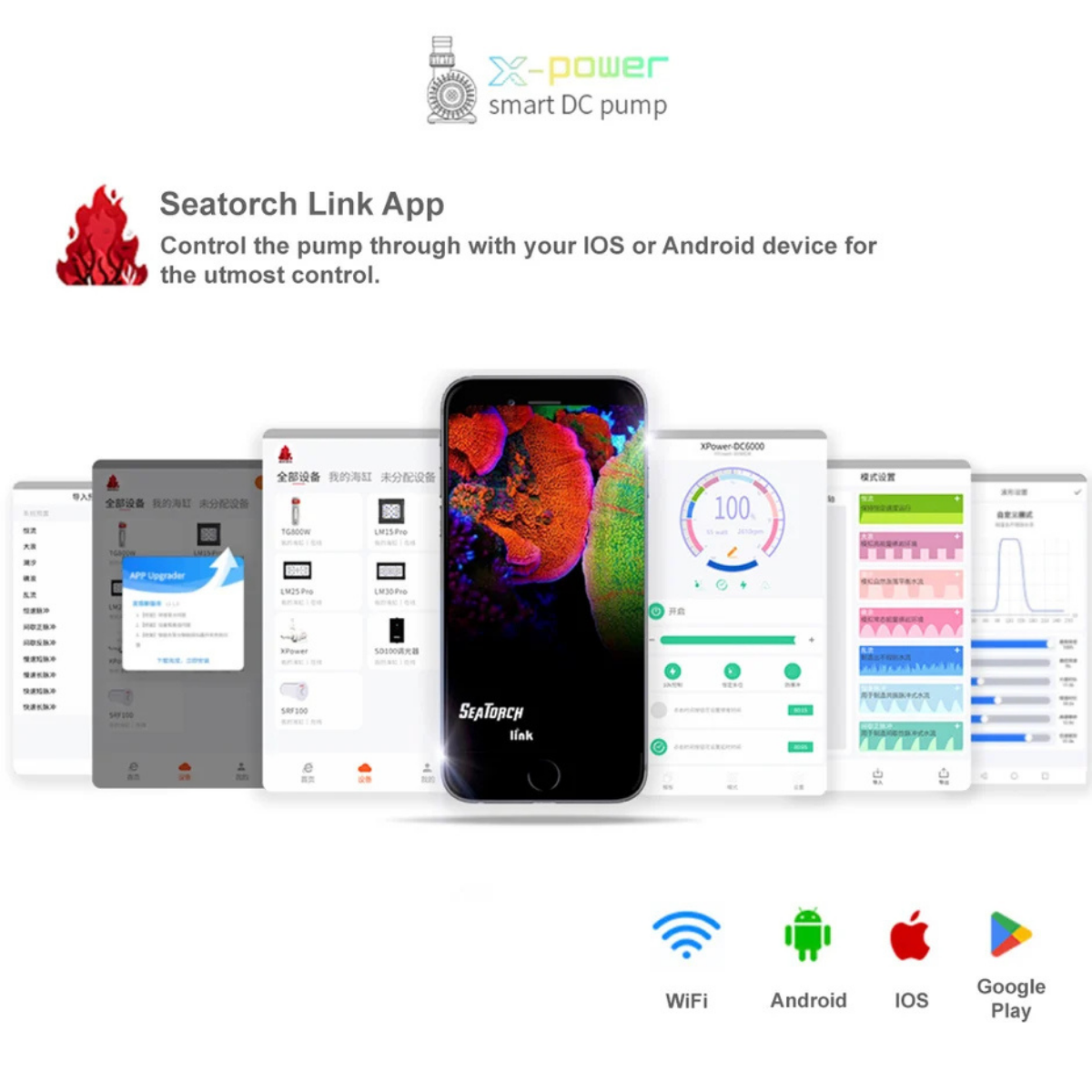 Seatorch X-Power Smart DC Pump - 4000 has in-app compatibility 