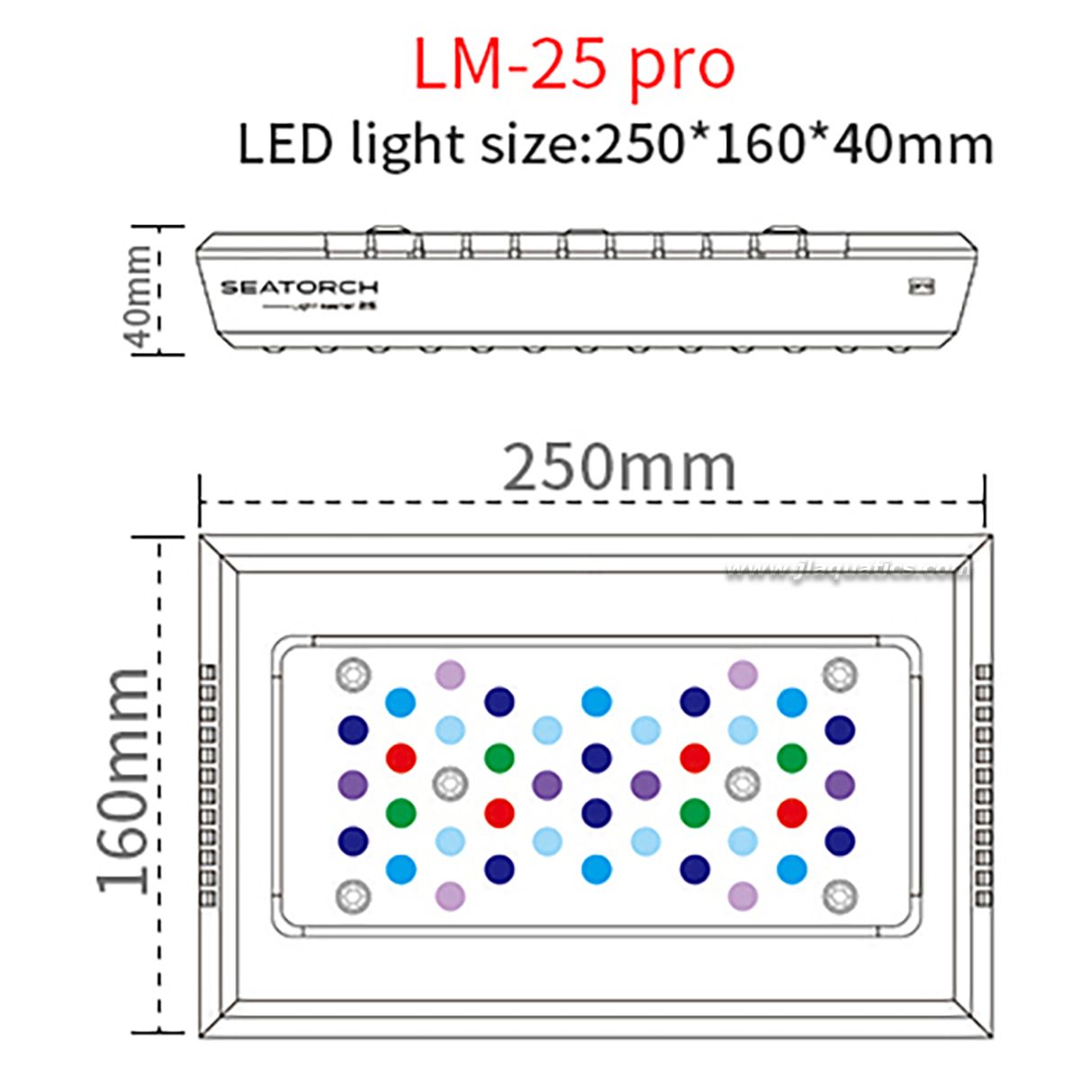 Seatorch LM-25 Pro LED Light | JLAquatics Canada – J&L Aquatics Ltd.