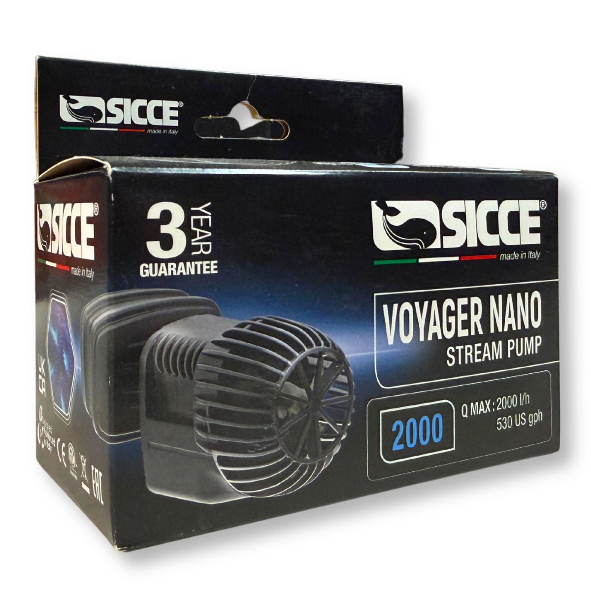 Sicce Voyager 2000 Pump - 530 GPH