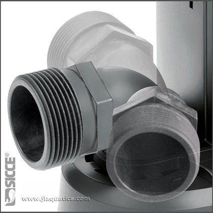 Sicce Ultra 9000 Utility Pump offers directional flow for maximum efficiency.