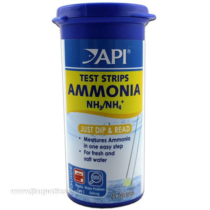 API Ammonia Test Strips contents of retail packaging