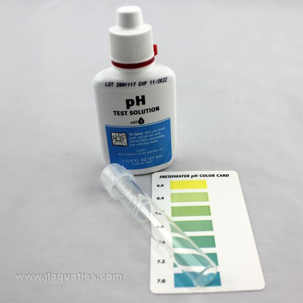 API Low Range pH (Freshwater) Test Kit retail package contents for testing aquarium water for pH