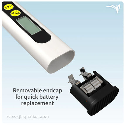 Aquatic Life TDS Tester Pen battery compartment illustration