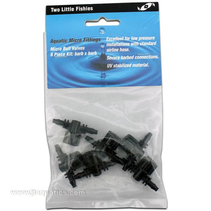 Two Little Fishies Micro Ball Valve - 6 Pack