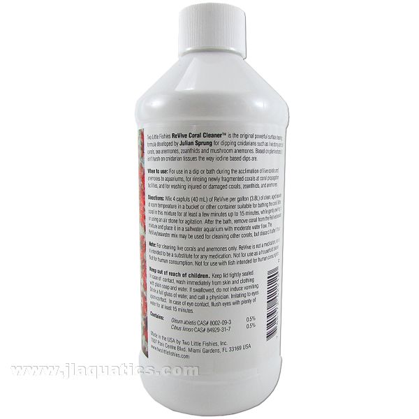 Two Little Fishies Revive Coral Cleaner - 500ml – J&L Aquatics Ltd.