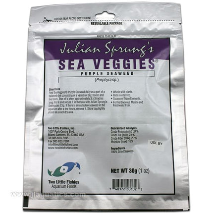 Two Little Fishies SeaVeggies - Purple Seaweed - 30 Gram