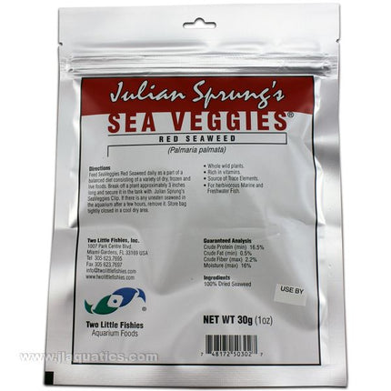 Two Little Fishies SeaVeggies - Red Seaweed - 30 Gram