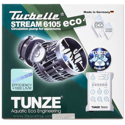 Packaging of the Tunze Turbelle Stream Pump - 6105 HUB Edition