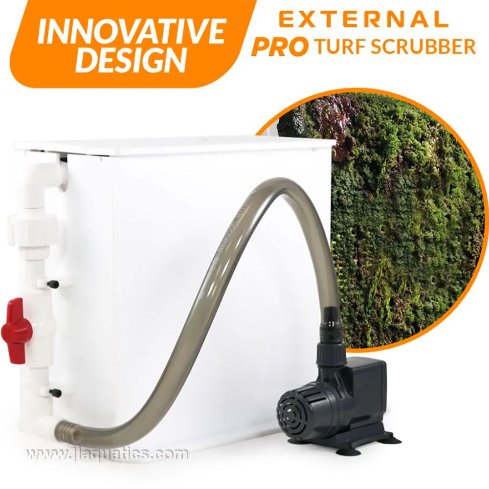 Large IceCap External Algae Scrubber Pro 3/4 view with LED panel that grows algae to help filter your saltwater aquarium.