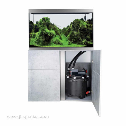 Fluval FX UVC In-Line Clarifier installed  in a freshwater aquarium