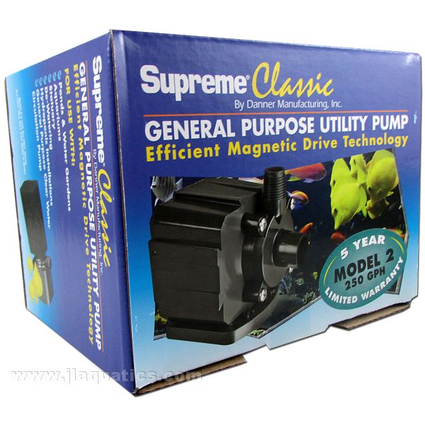 Buy Danner Mag-Drive 250 Supreme Water Pump at www.jlaquatics.com