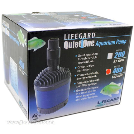 Lifegard Aquatics Quiet One Pro 400 Water Pump