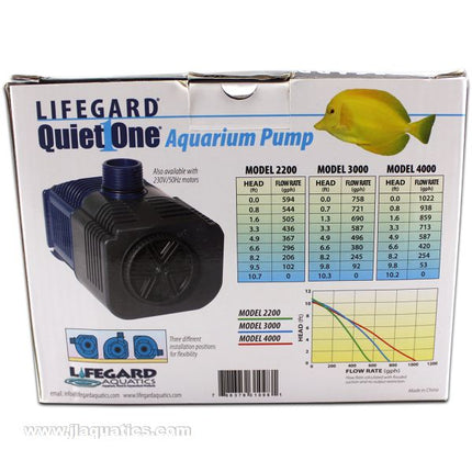 Lifegard Aquatics Quiet One Pro 2200 Water Pump