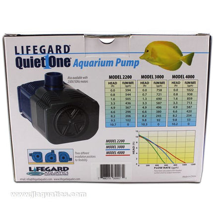 Lifegard Aquatics Quiet One Pro 4000 Water Pump