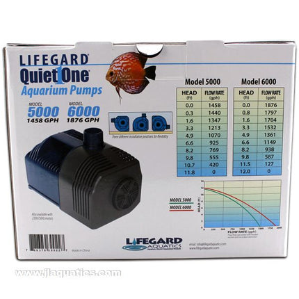 Lifegard Aquatics Quiet One Pro 5000 Water Pump