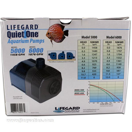 Lifegard Aquatics Quiet One Pro 6000 Water Pump