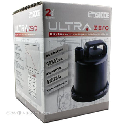 Sicce Ultra Zero Utility Pump retail packaging