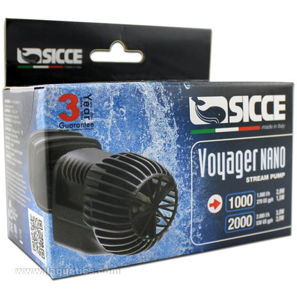 Sicce Voyager 1000 Pump in retail packaging ready for sale in Canada