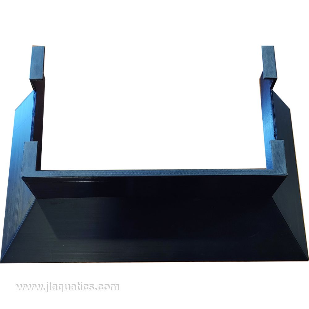 Ecotech XR30 45d 3 Side Light Spill Shade - 5 Inch top view