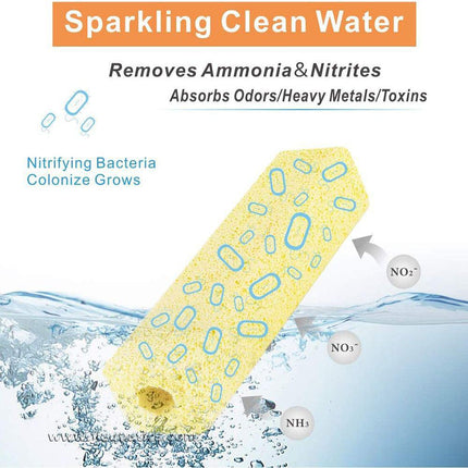 The Hygger Ceramic Bio-Media Blocks  will help you achieve clean and clear water in your freshwater aquarium.