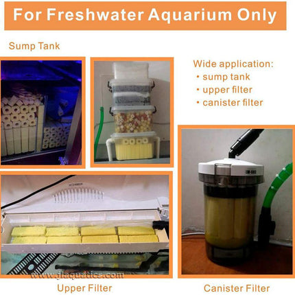 The Hygger Ceramic Bio-Media Blocks have a wide range of applications in the freshwater planted aquarium.