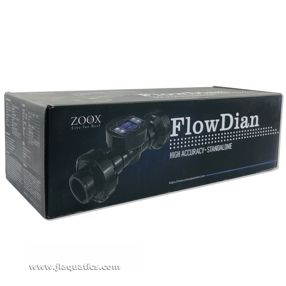 ZOOX FlowDian Flow Meter box packaging