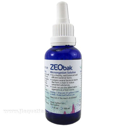 Buy ZEOVit ZEObak - 50ml at www.jlaquatics.com