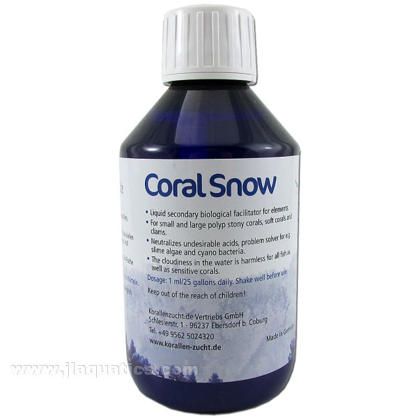 Buy ZEOVit Coral Snow - 250ml at www.jlaquatics.com