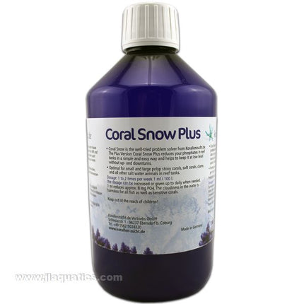 Buy ZEOVit Coral Snow Plus - 500ml at www.jlaquatics.com