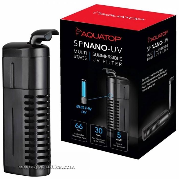 Aquatop SPNano-UV Submersible Aquarium Filter