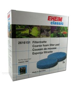 Eheim Classic 350 Canister Filter Coarse Filter Pads (2 Pack)